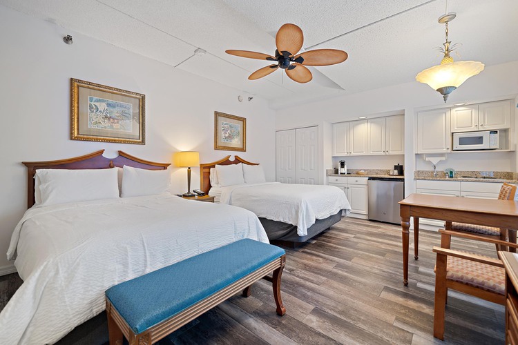Premium room with 2 queen beds and kitchenette